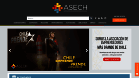 What Asech.cl website looked like in 2018 (5 years ago)