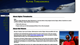 What Alpinethreadworks.com website looked like in 2018 (5 years ago)