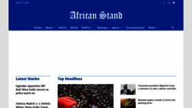 What Africanstand.com website looked like in 2018 (5 years ago)