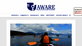 What Awareak.org website looked like in 2018 (5 years ago)
