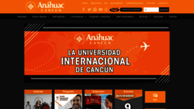 What Anahuaccancun.edu.mx website looked like in 2018 (5 years ago)