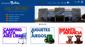 What Almacenesbahia.es website looked like in 2018 (5 years ago)
