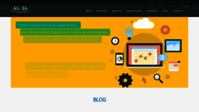 What Agorasocial.com website looked like in 2018 (7 years ago)