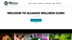 What Alliancewellness.ca website looked like in 2018 (5 years ago)