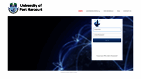 What Aris.uniport.edu.ng website looked like in 2018 (5 years ago)