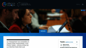 What Alliance-europa.eu website looked like in 2018 (5 years ago)