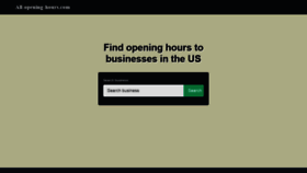 What All-opening-hours.com website looked like in 2018 (5 years ago)