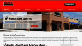 What Amaxelectricalservices.com website looked like in 2018 (5 years ago)