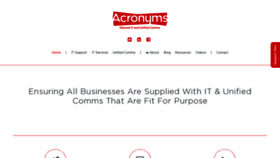 What Acronyms-it.co.uk website looked like in 2018 (5 years ago)