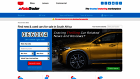 What Autotrader.co.za website looked like in 2018 (5 years ago)