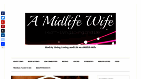 What Amidlifewife.com website looked like in 2018 (5 years ago)