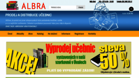 What Albra.cz website looked like in 2018 (5 years ago)