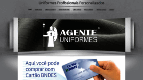 What Agenteuniformes.com.br website looked like in 2018 (5 years ago)
