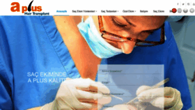 What Aplushairtransplant.com website looked like in 2018 (5 years ago)
