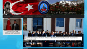 What Aricak.gov.tr website looked like in 2018 (5 years ago)