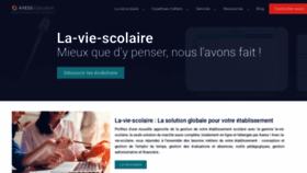 What Axess-education.fr website looked like in 2018 (5 years ago)