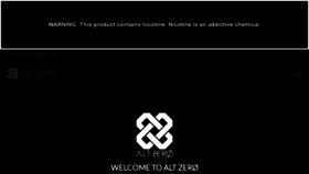 What Altzero.com website looked like in 2018 (5 years ago)