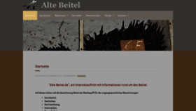 What Alte-beitel.de website looked like in 2018 (5 years ago)