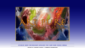 What Art-pure.org website looked like in 2018 (5 years ago)