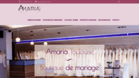 What Amaria.fr website looked like in 2018 (5 years ago)