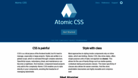 What Acss.io website looked like in 2018 (5 years ago)