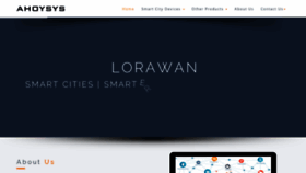 What Ahoysys.com website looked like in 2018 (5 years ago)