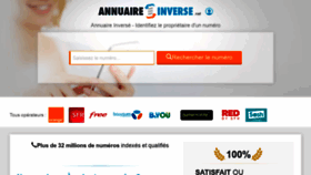 What Annuaire-inverse.net website looked like in 2018 (5 years ago)