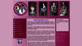What Aussiefriendsrescue.com website looked like in 2018 (5 years ago)