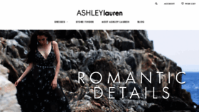 What Ashleylauren.com website looked like in 2018 (5 years ago)