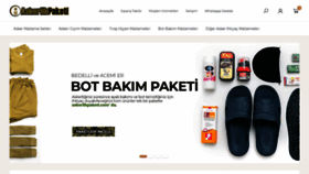 What Askerlikpaketi.com website looked like in 2018 (5 years ago)