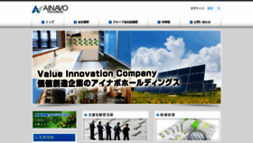 What Ainavo.co.jp website looked like in 2018 (5 years ago)