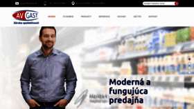What Avgast.sk website looked like in 2018 (6 years ago)