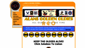 What Alansgoldenoldies.com website looked like in 2018 (5 years ago)