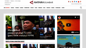What Antarasumbar.com website looked like in 2018 (5 years ago)