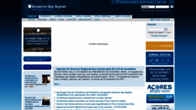What Azores.gov.pt website looked like in 2018 (5 years ago)