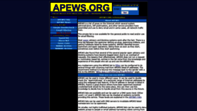 What Apews.org website looked like in 2018 (5 years ago)