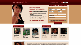 What Asianmatch.com website looked like in 2018 (5 years ago)