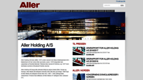 What Allerholding.dk website looked like in 2018 (5 years ago)