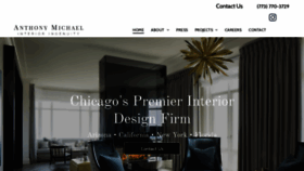 What Anthonymichaelinteriordesign.com website looked like in 2018 (5 years ago)