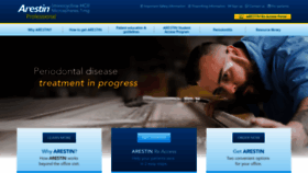 What Arestinprofessional.com website looked like in 2018 (5 years ago)