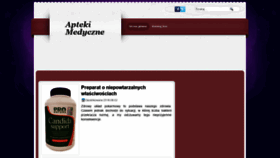 What Aptekimedyczne.pl website looked like in 2018 (5 years ago)