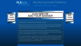 What Allhyipinvest.com website looked like in 2018 (5 years ago)