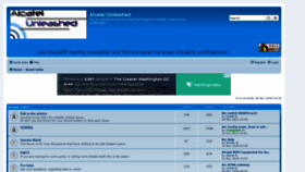 What Alcatelunleashed.com website looked like in 2018 (6 years ago)