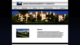 What Anzamanagement.com website looked like in 2018 (5 years ago)
