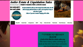 What Antlerestatesales.com website looked like in 2018 (5 years ago)
