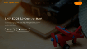 What Atplquestions.com website looked like in 2018 (5 years ago)