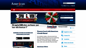 What American1cu.org website looked like in 2018 (7 years ago)