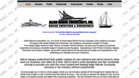 What Alliedmarinesurveyors.com website looked like in 2018 (5 years ago)