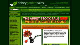 What Abbeygardensales.co.uk website looked like in 2018 (5 years ago)