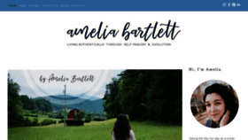 What Amelia-bartlett.com website looked like in 2018 (5 years ago)